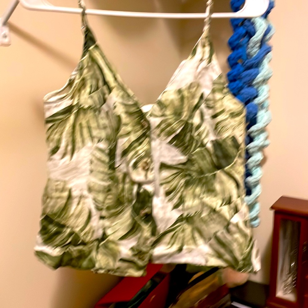 Linen crop top